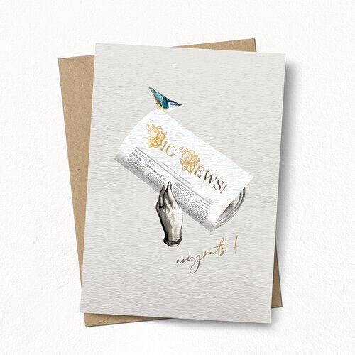 Big News, Congrats! Card by Stephanie Davies