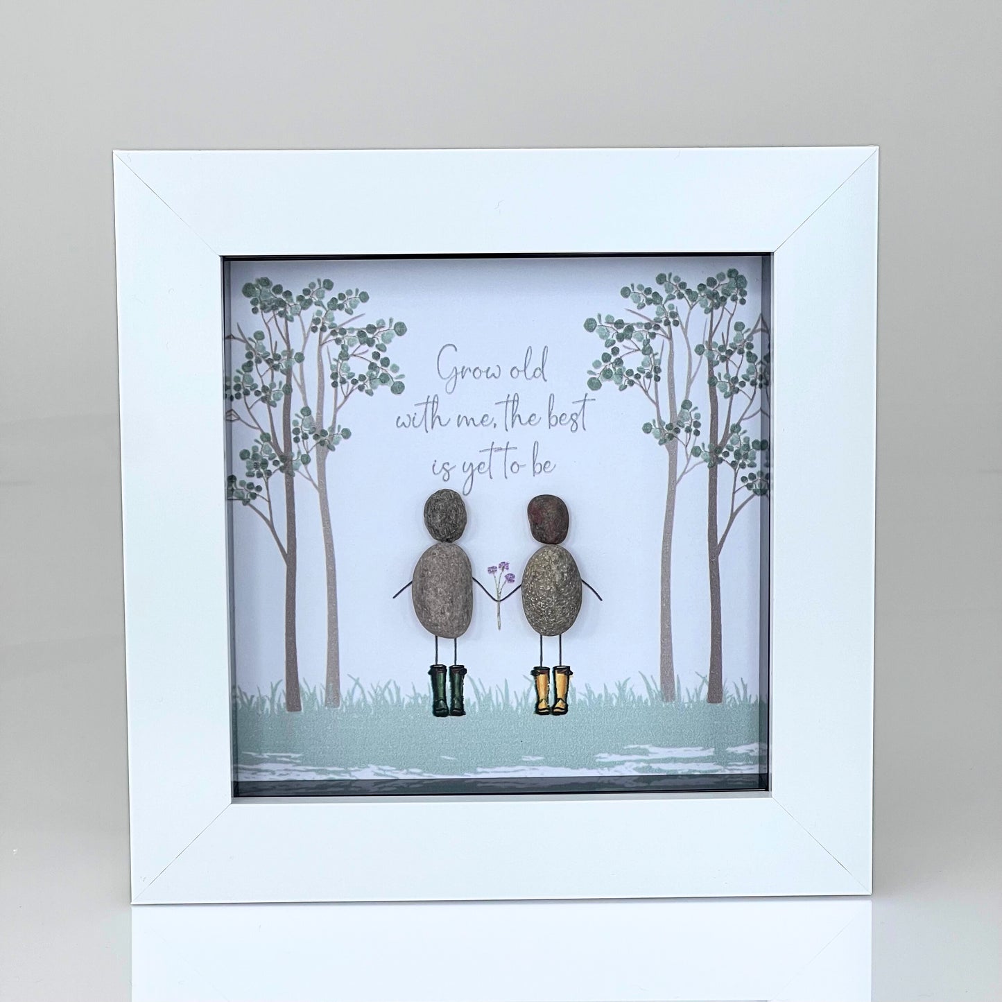 Mini Pebble - grow old with me, the best is yet to be