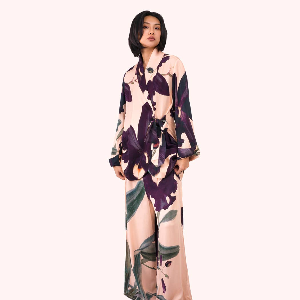 Midnight Orchid Lux Trousers S/M