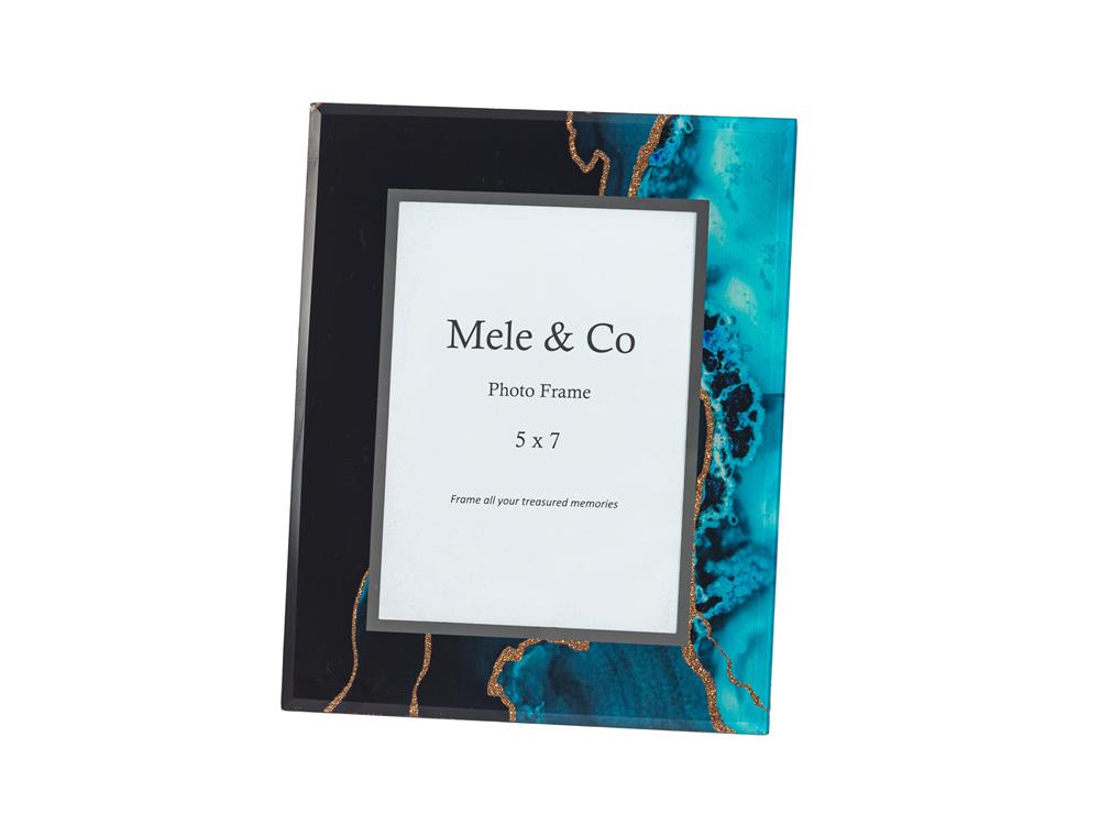 electric blue 7 x 5 photo frame