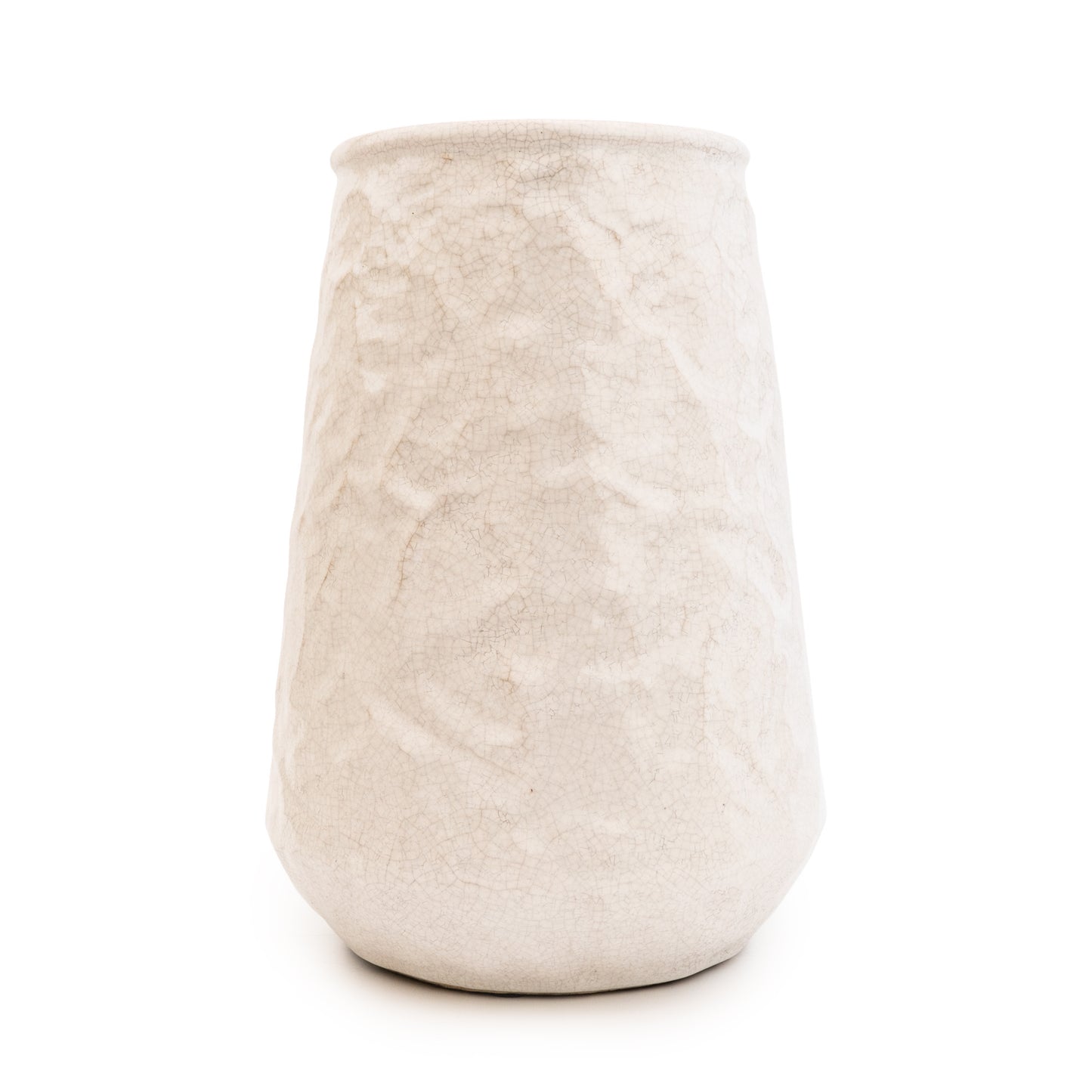 Small Grey Conical Vase 28cm