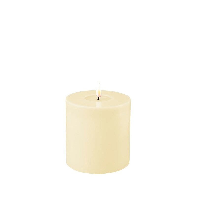 Cream LED Candle 10cm by Deluxe