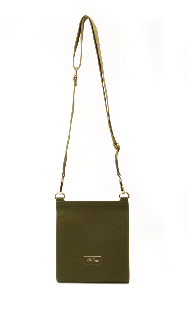 Olive Bloomsbury Cross Body Bag by The Nook
