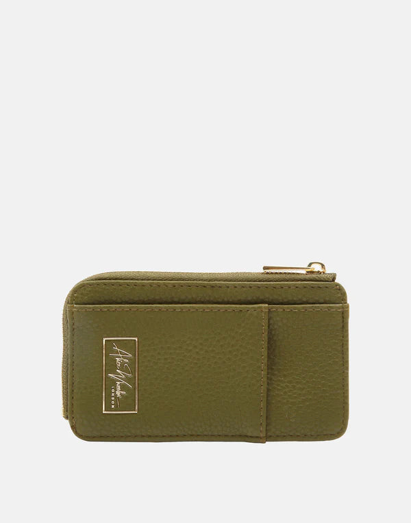 Olive Bath Coin/Card Purse by The Nook