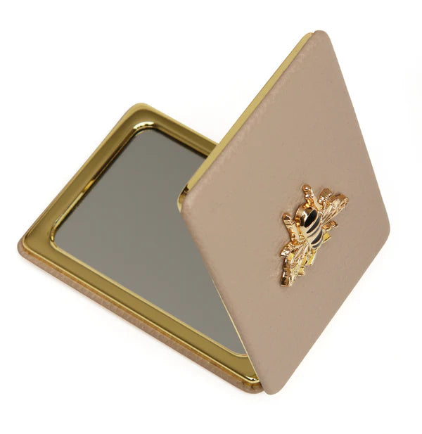 Stone Oblong Compact Mirror by The Nook