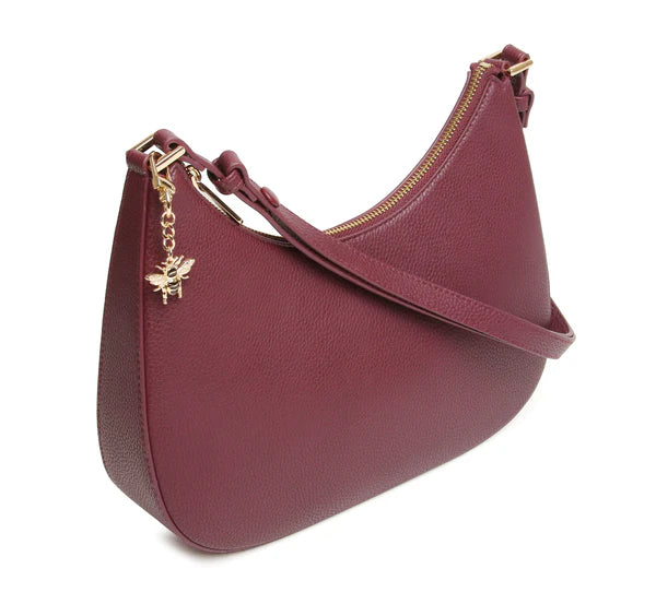 Berry Ascot Cross Body Bag by The Nook