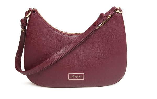 Berry Ascot Cross Body Bag by The Nook