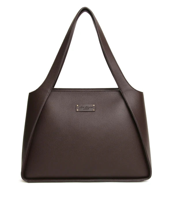 Chocolate Kensington Tote Bag by The Nook