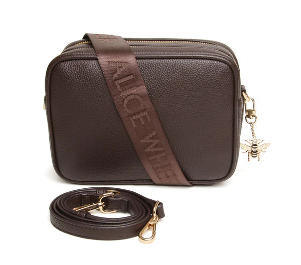 Chocolate Soho Cross Body Bag by The Nook