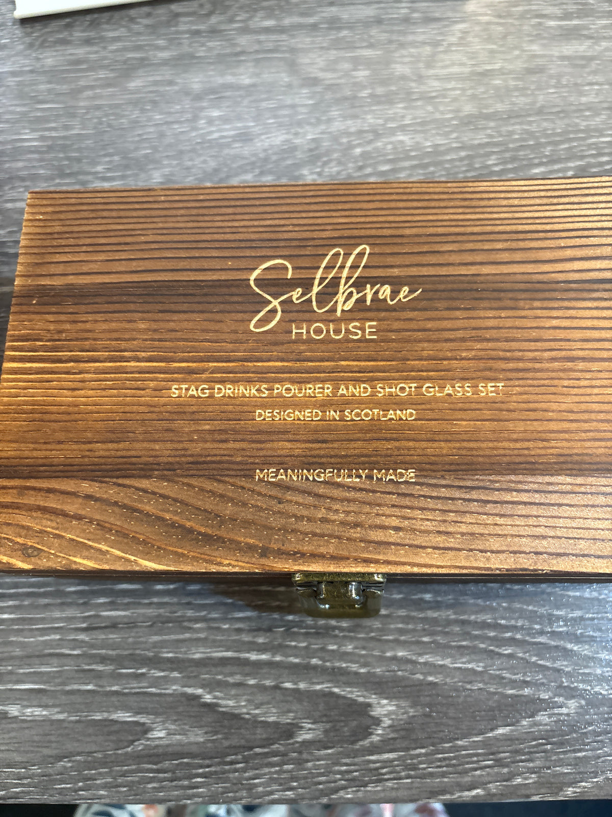 Stag Drinks Pourer & Shot Glass Set by Selbrae House