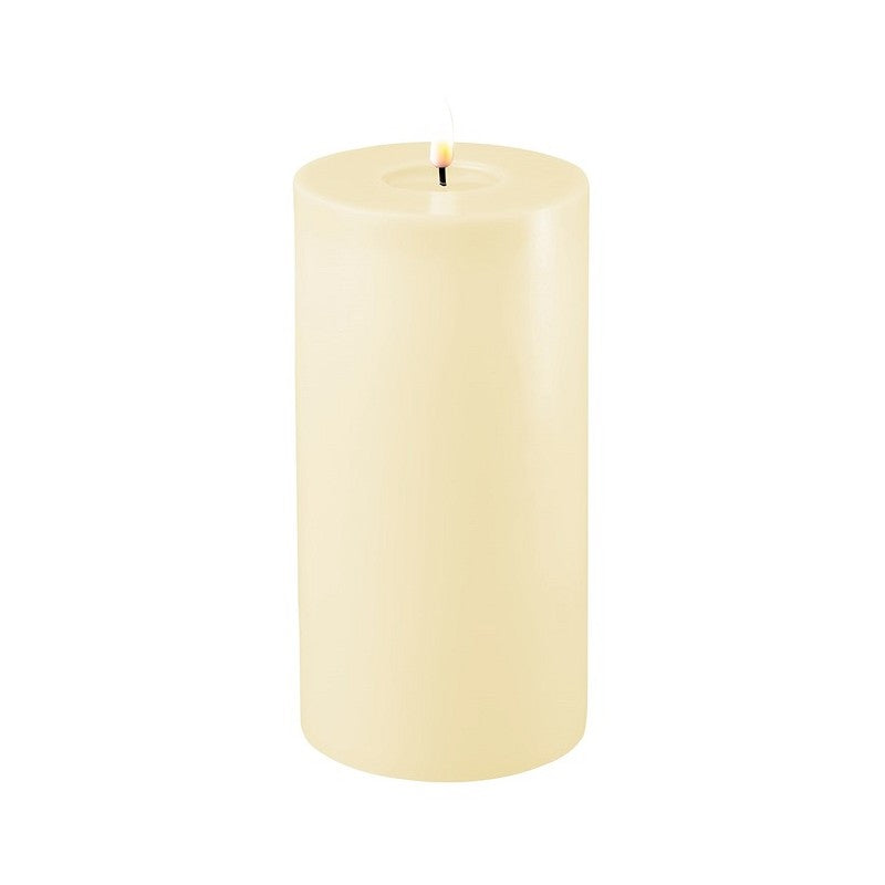 Cream LED Candle 20cm by Deluxe