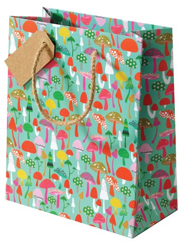 Mushrooms Gift Bag - medium