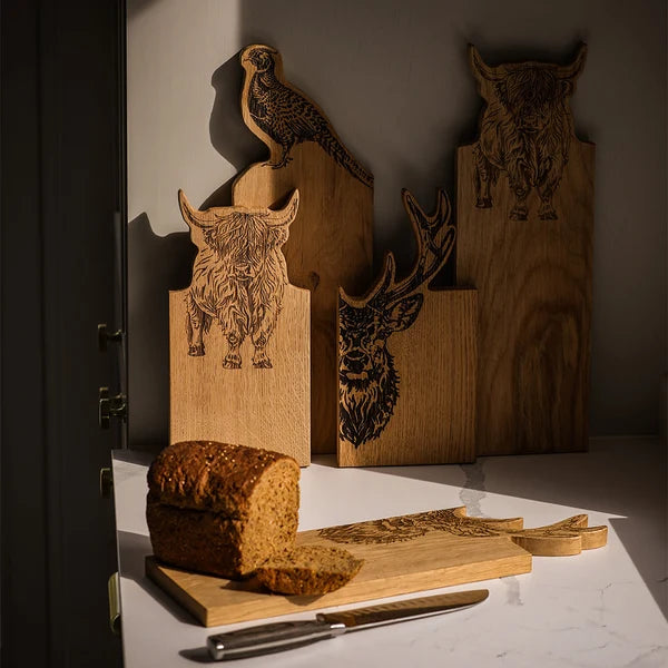 Framed Oak Serving Board by Selbrae House