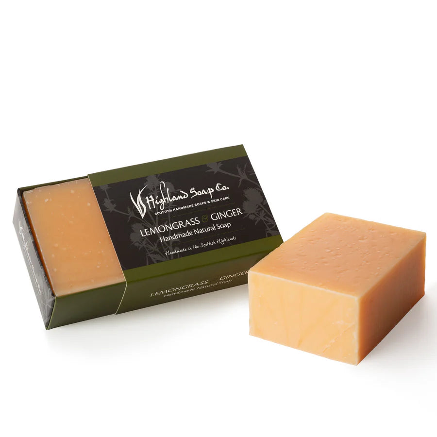 Lemongrass & Ginger Natural Handmade Soap The Highland Soap Co.
