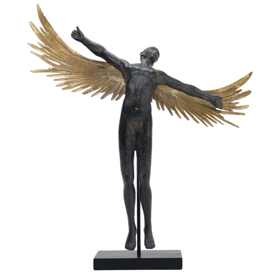 Icarus - Male Figurine with Wings by Bentley & Bo Interiors