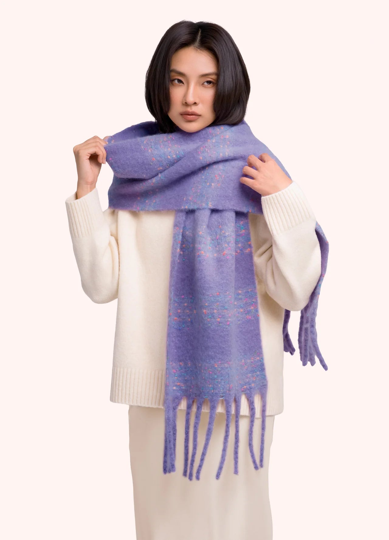 Nancy Scarf in Lilac by The Nook
