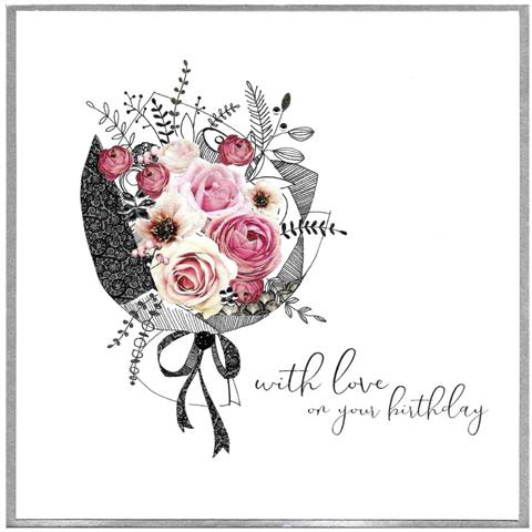 With Love On Your Birthday Card by Cinnamon Aitch