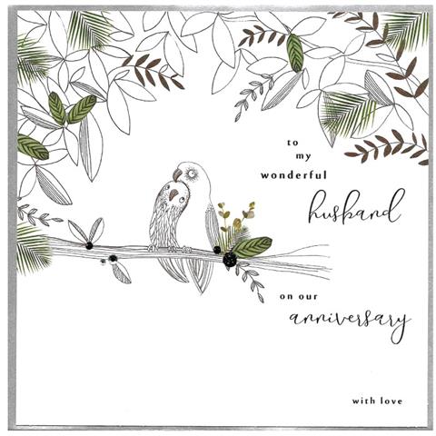 Wonderful Husband Card by Cinnamon Aitch