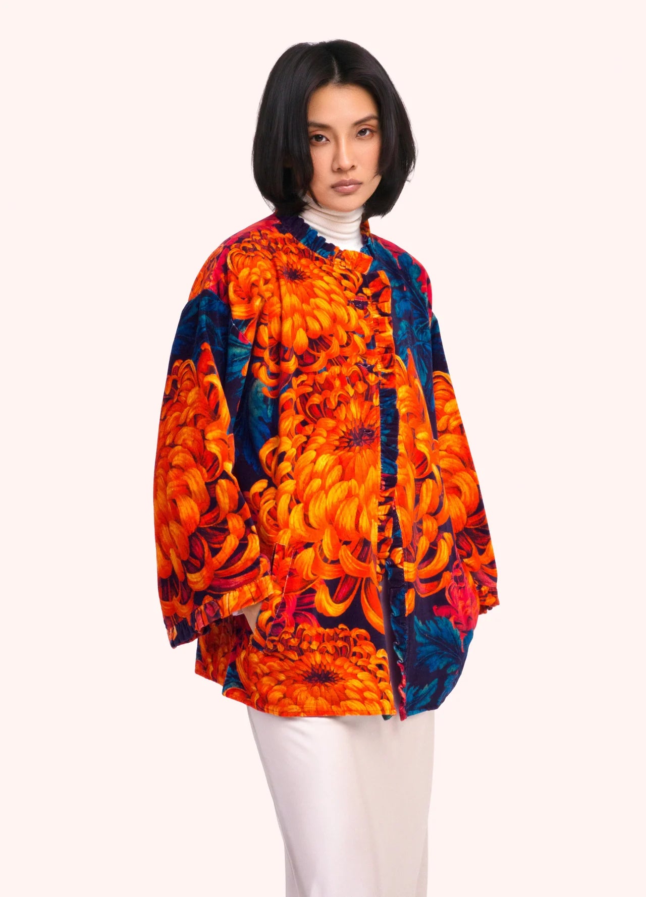 Chrysanthemum Velvet Jacket by The Nook