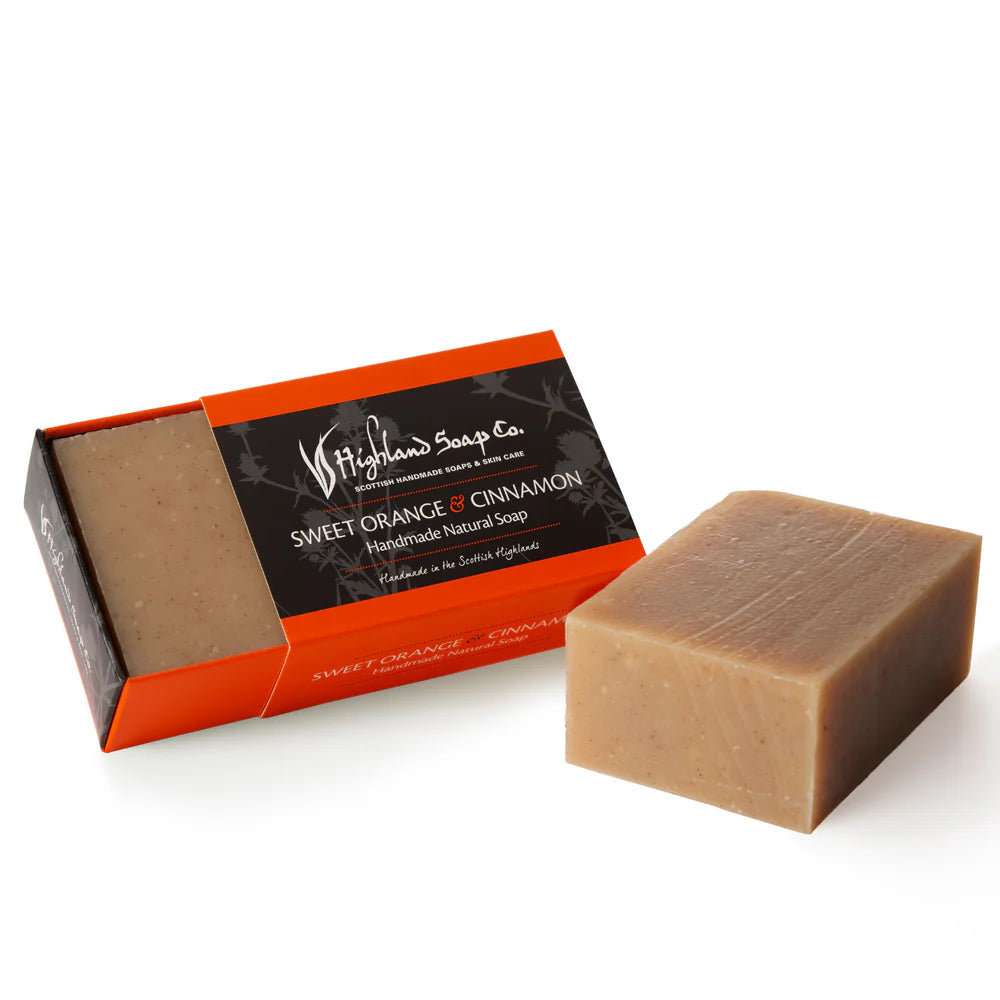 Sweet Orange & Cinnamon Soap 190g by The Highland Soap Co.