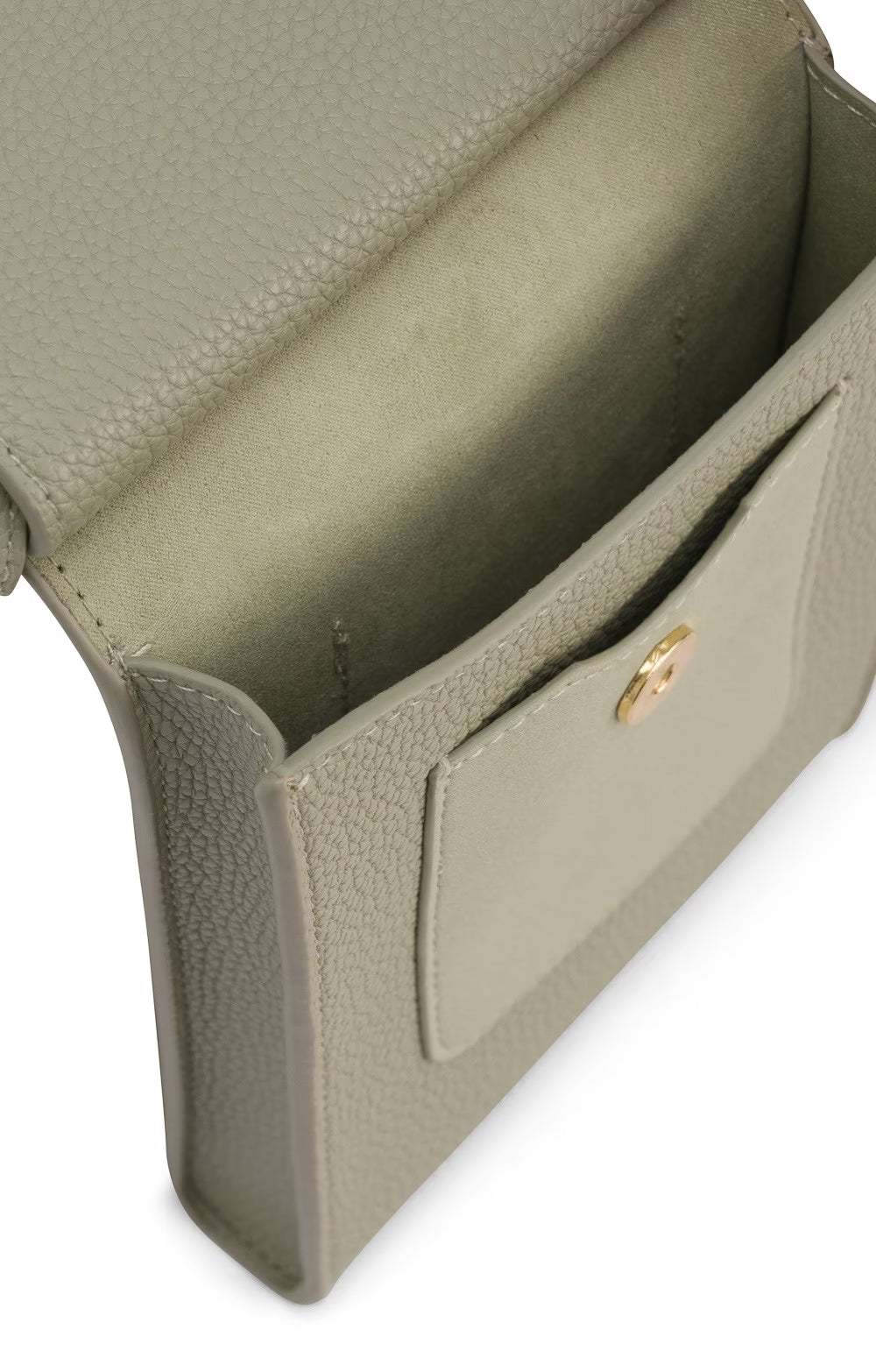 Pistachio Mini Bloomsbury Cross Body Bag by The Nook