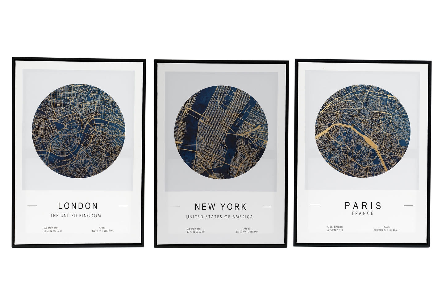 Foil City Frames Canvas