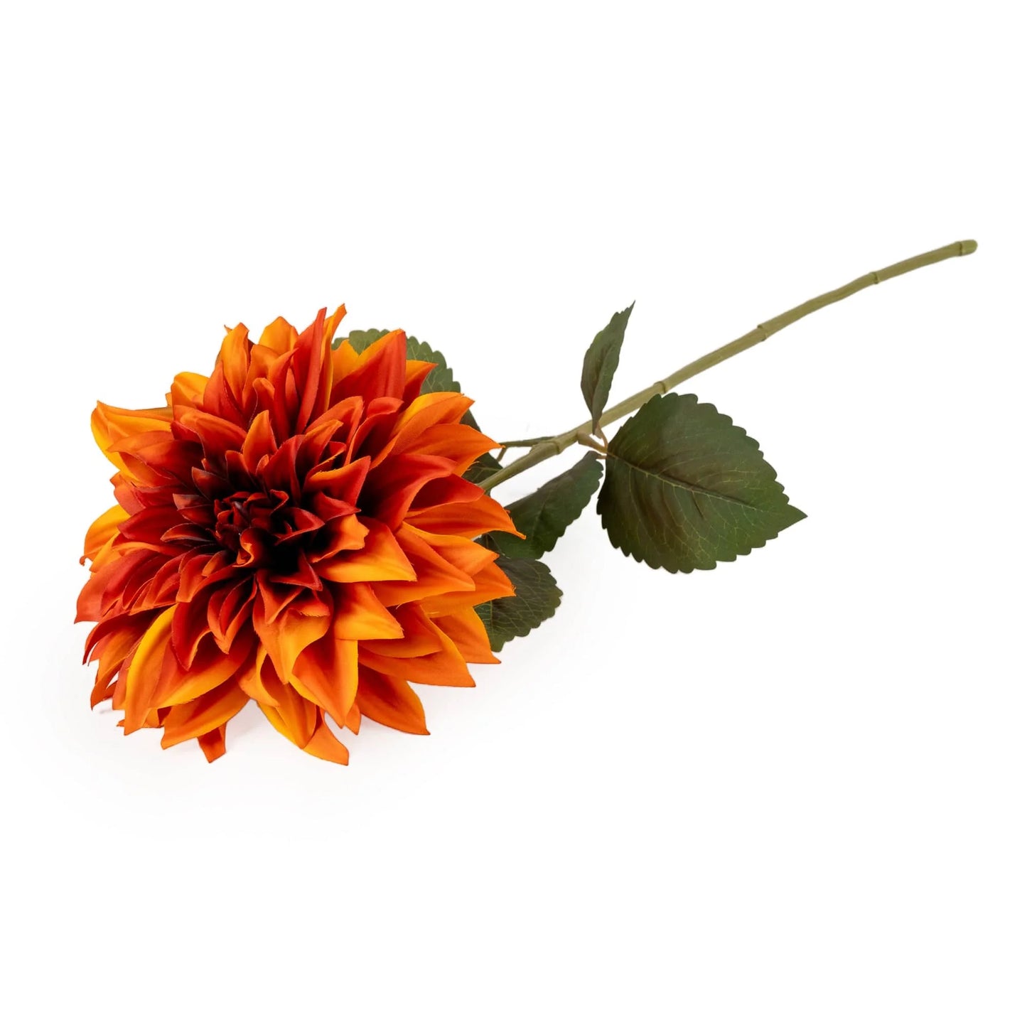 Orange Dahlia Stem 74cm by Candlelight