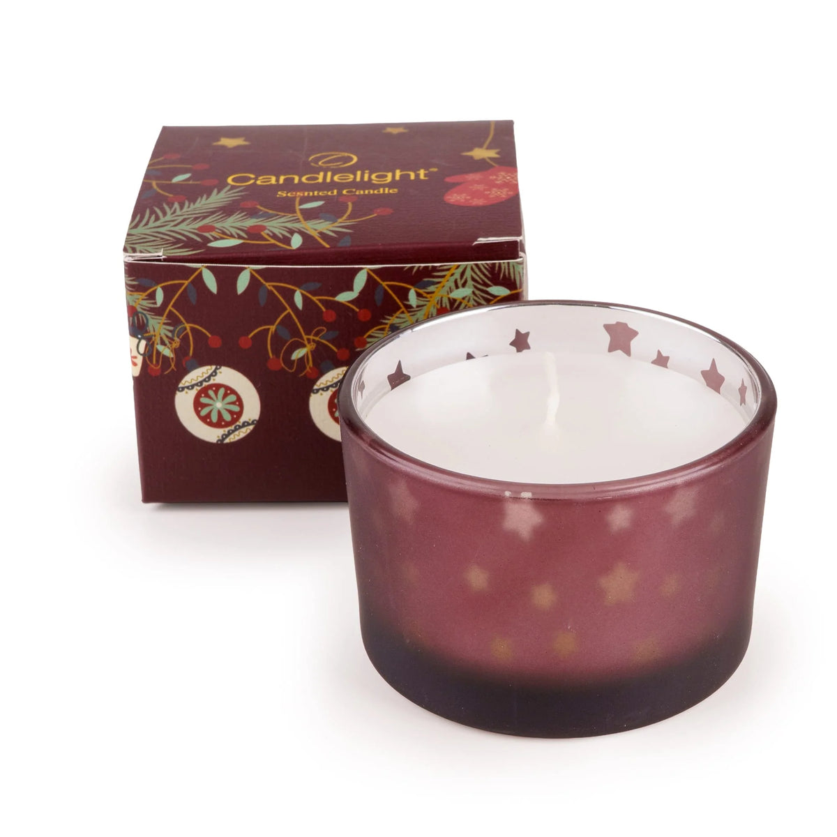 Red Stockings & Baubles Candle