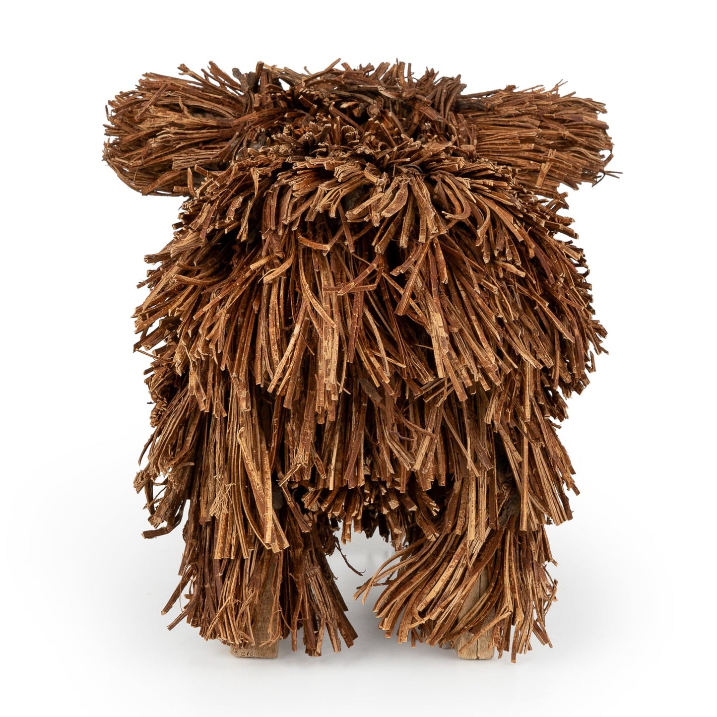 Rattan Twig Highland Cow Ornament