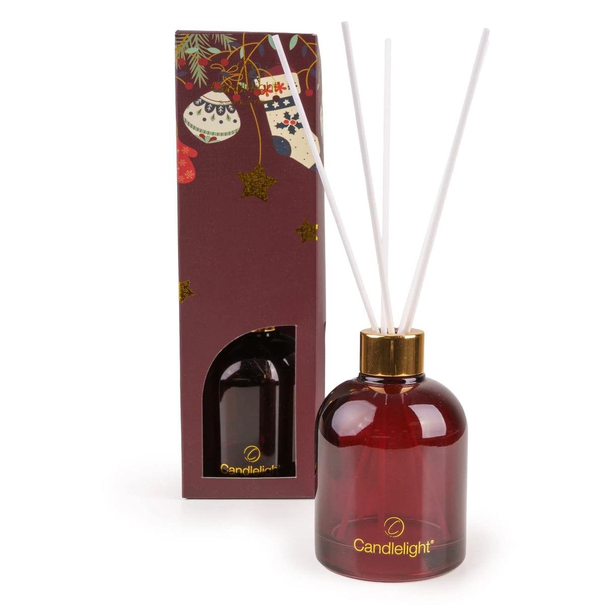 Red Stockings & Baubles 200ml Diffuser