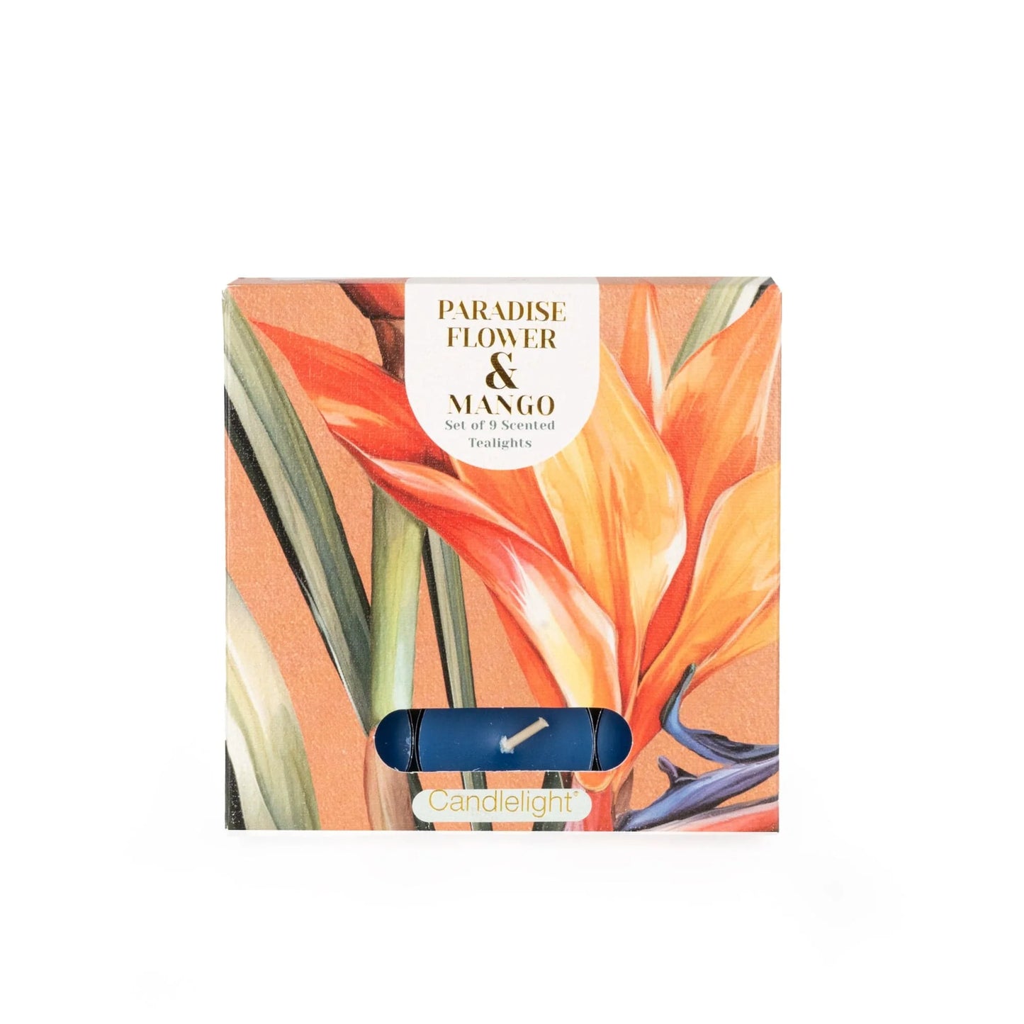 Paradise Flower & Mango set of 9 Scented Tealights by Candlelight