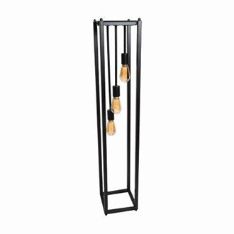 Triple Hanging Filament Floor Lamp 121cm