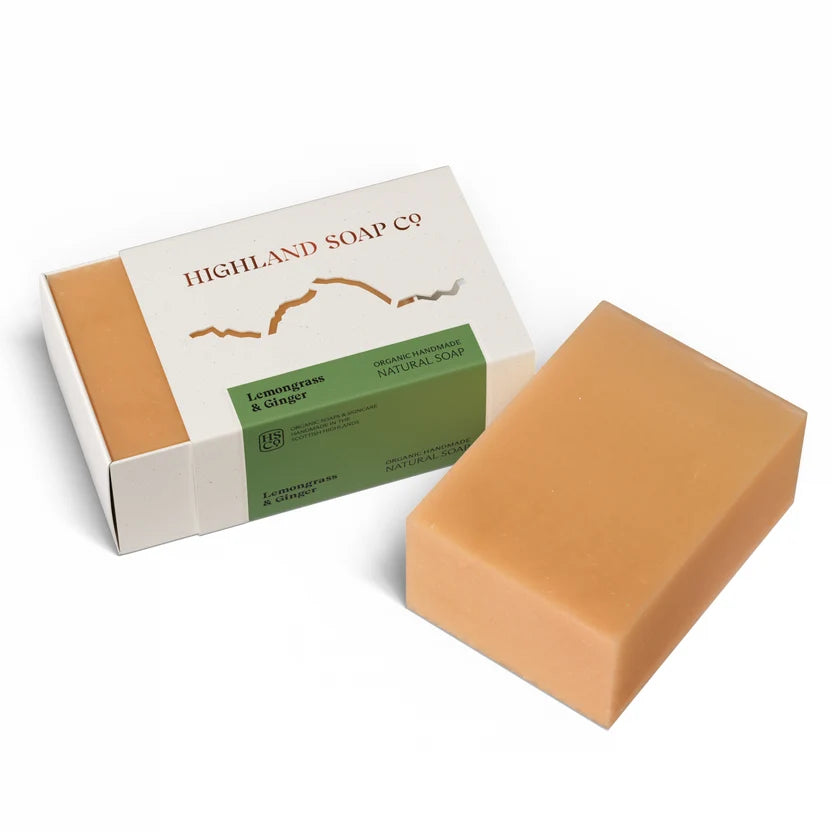 Lemongrass & Ginger Natural Handmade Soap The Highland Soap Co.