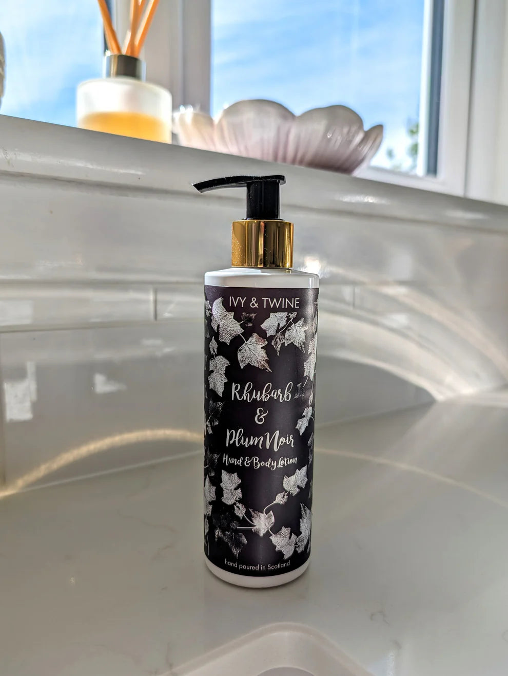 Rhubarb & Plum Noir Hand & Body Lotion by Ivy & Twine