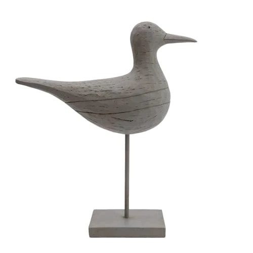 Wooden Sea Bird on Stand