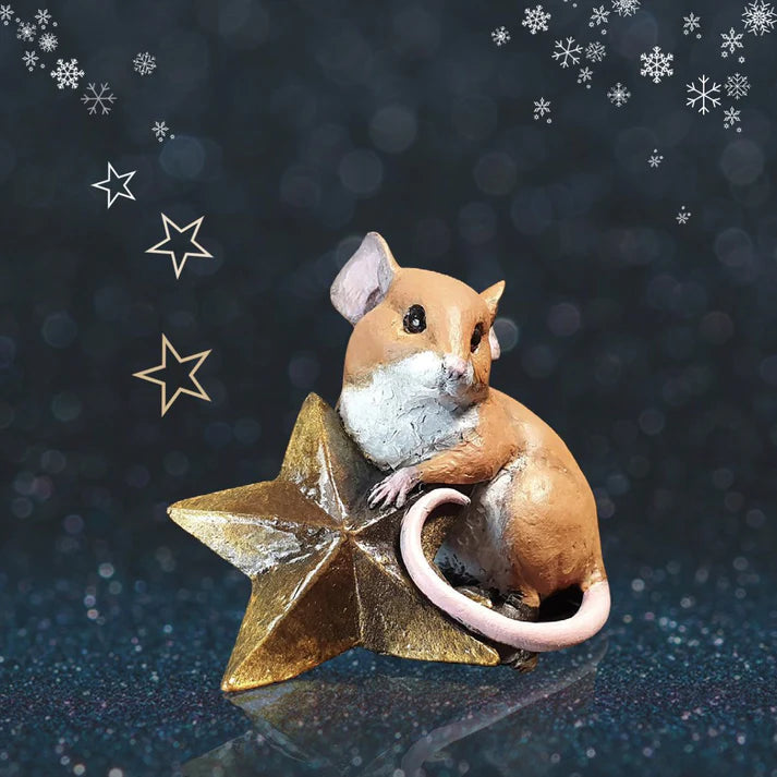 Little Star Mouse Resin Bronze Sculpture by Richard Cooper Studios