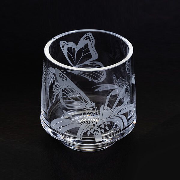 Aspect Butterfly Votive by Dartington