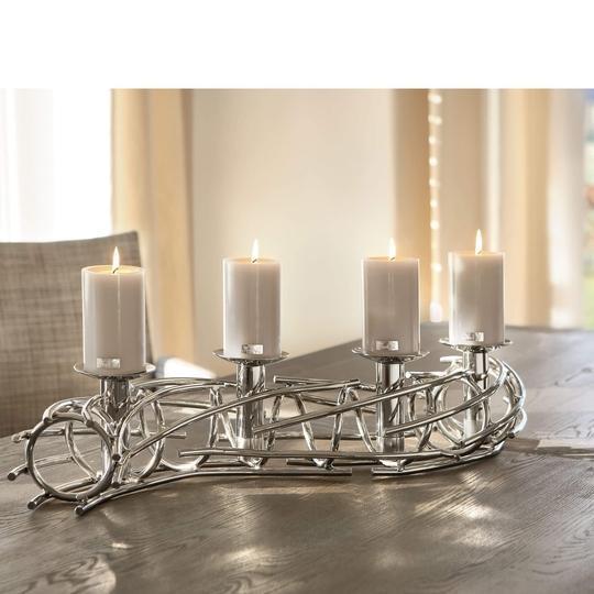 Luxulia Wave Candleholder by Zinc