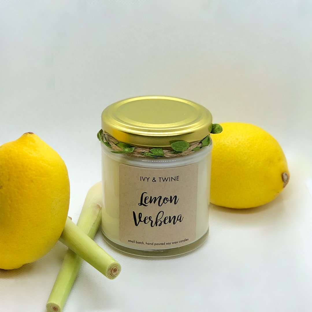 Lemon Verbena (190g) Candle from Ivy & Twine