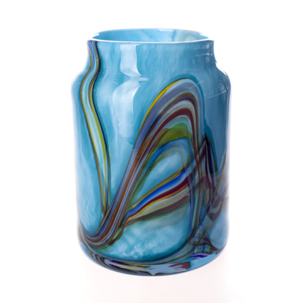Medium Jar Vase in Oceanic