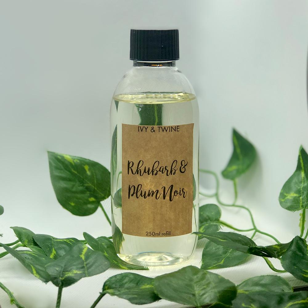 Rhubarb & Plum Noir (250ml) Diffuser Refill from Ivy & Twine