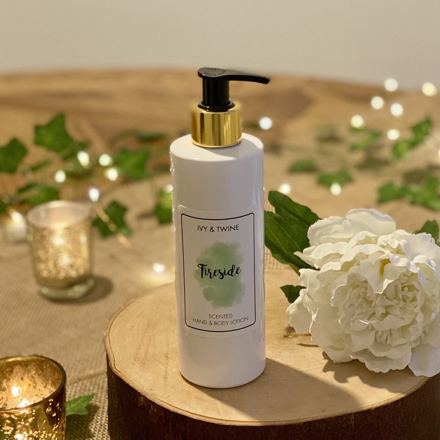 Fireside Hand & Body Lotion 250ml by Ivy & Twine