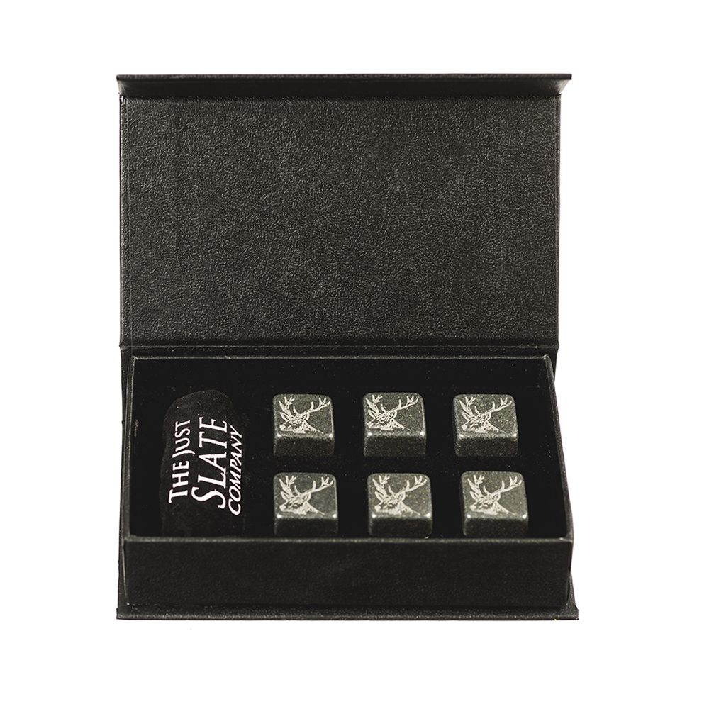 Whisky Stones (set of 6) - Stag by Selbrae House