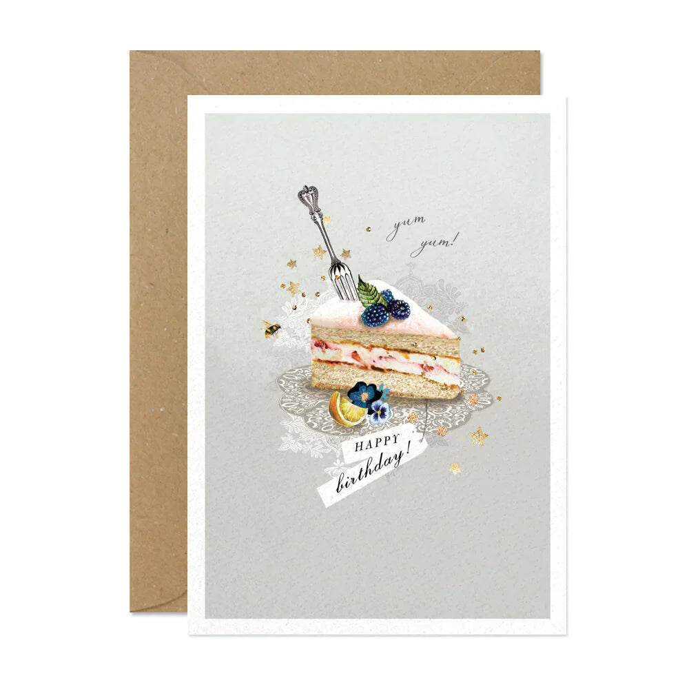 Happy Birthday, Yum Yum Card by Stephanie Davies