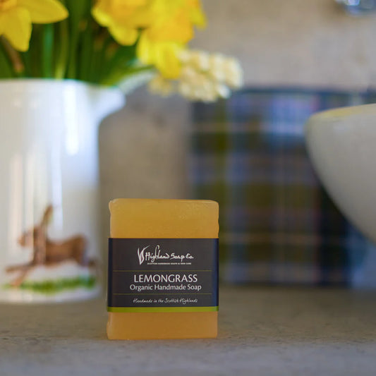 Lemongrass Organic Glycerine Soap 150g by The Highland Soap Co.