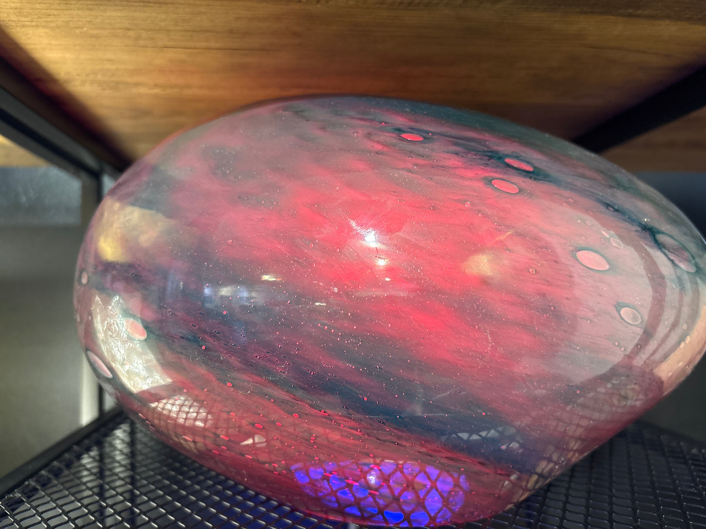 Sea Moss Stone Collection Glass Lamp 19.5cm