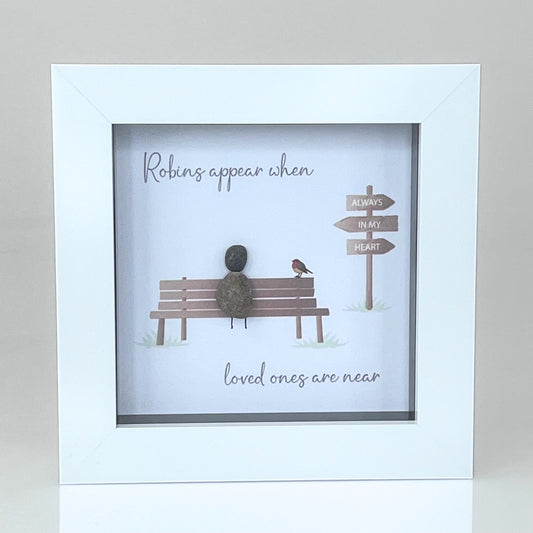 Mini Pebble - Robins appear when loved ones are near