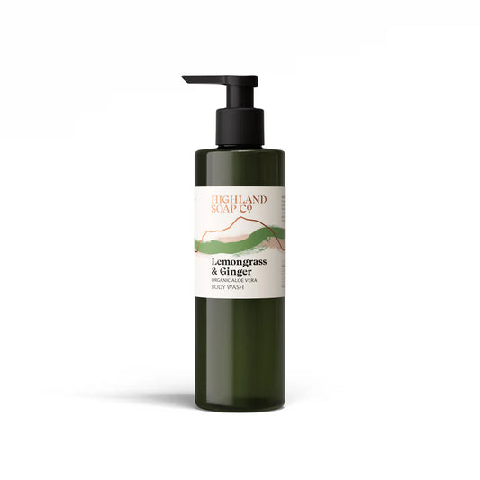Lemongrass & Ginger Body Wash 250ml by The Highland Soap Co.