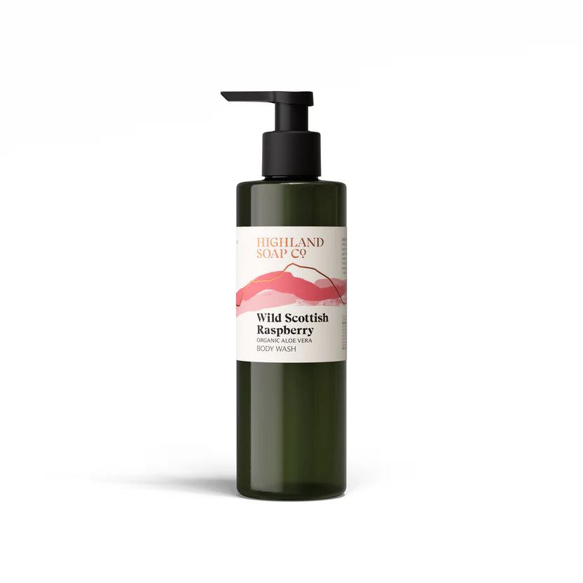 Wild Scottish Raspberry Body Wash 250ml by The Highland Soap Co.