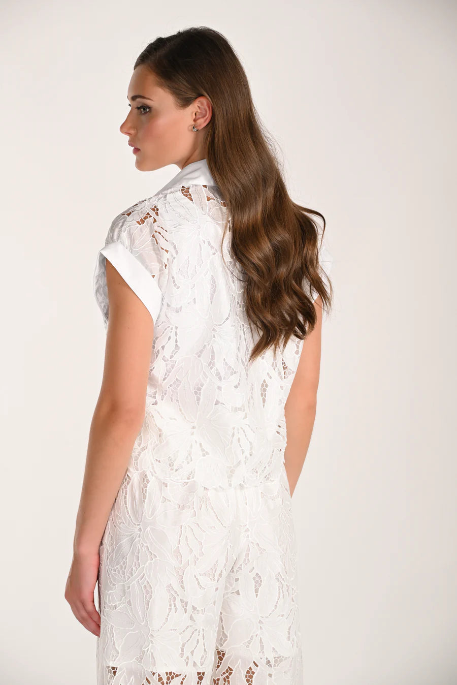 Frank Lyman White Lace Blouse by The Nook